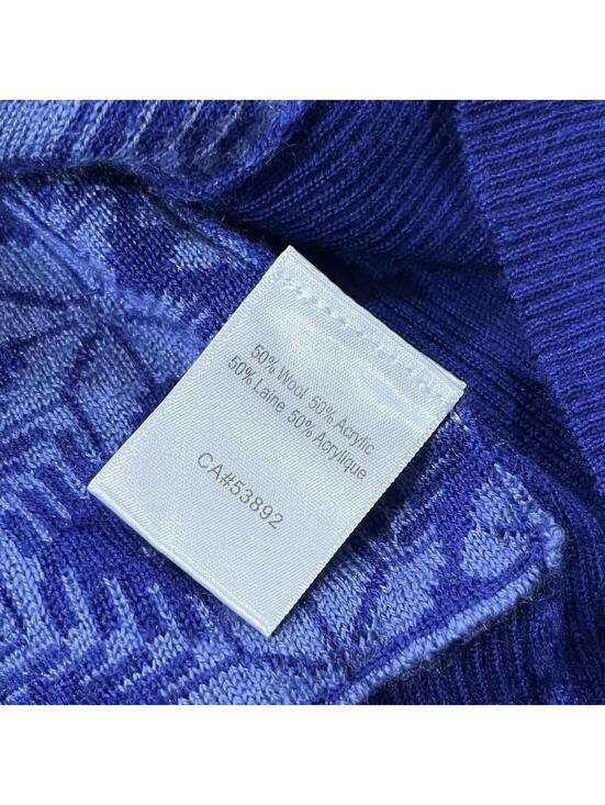 Icelandic Design Womens Blue Nordic Full Zip Sweater Size XL - Picture 5 of 7